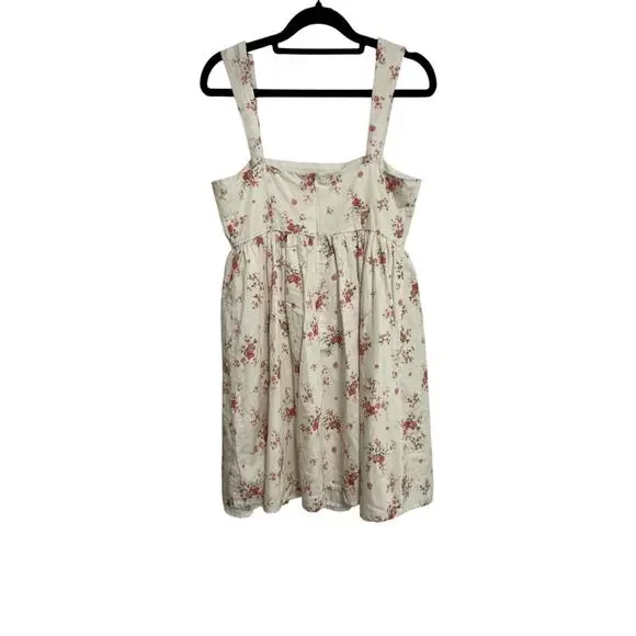 Altar’d State Women’s Mini Sundress Floral Cottagecore Small Square Neck - Picture 11 of 15